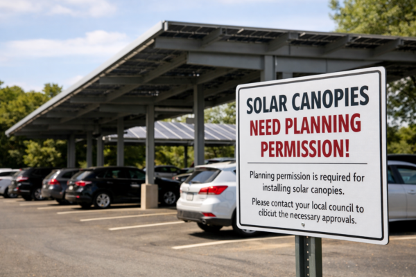 Solar Canopies Need Planning Permission