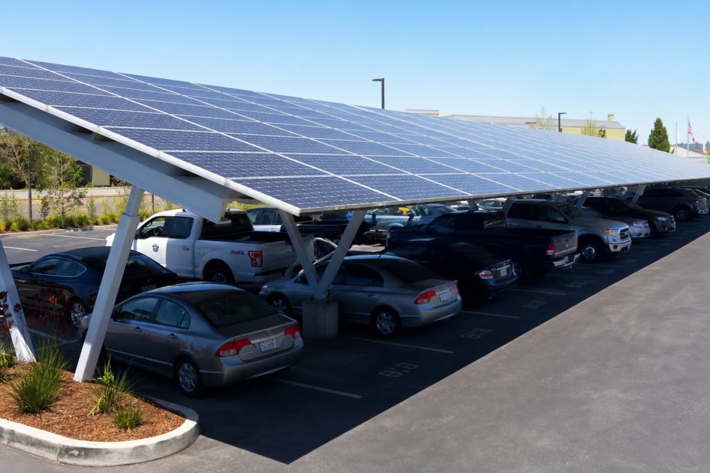 5 Industries That Benefit Most from Commercial Solar Canopies
